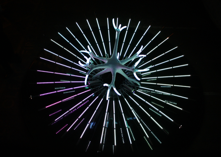 Flower from the Universe Kinetica London  Photo: Titia Ex