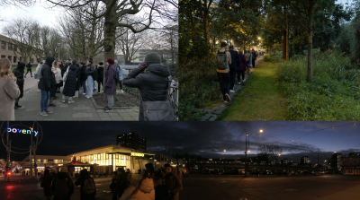 Wandelingen met studenten Inholland en Dagelijks Bestuur Amsterdam Noord
