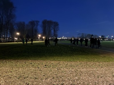 Licht-sensitieve wandeling Nelson Mandela Park Amsterdam Zuidoost.